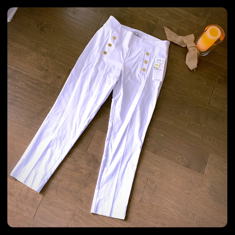 White sailor pants